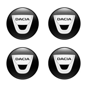 4pcs Sticker DACIA logo for wheel caps hub cap rim silicone emblems - Picture 1 of 5