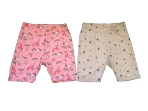 Star Rid Girls' 2-Pack Bike Shorts Unicorn And Star Size L(6X) - Picture 1 of 1