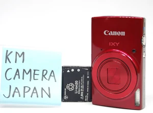 [NEAR MINT] Canon IXY 190 Powershot Elph 20MP Compact Digital Camera Red #001 - Picture 1 of 13