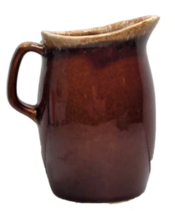 Vintage Hull Brown Drip Glaze Creamer Pitcher or Mini Bud Vase USA 4'' - Picture 1 of 4