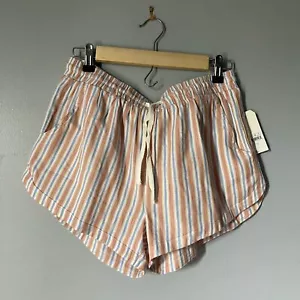 Billabong nwt boxer style draw string shorts with stripes L - Picture 1 of 7