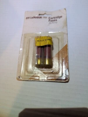 2 Sylvania 20 Amp Buss Cartridge Fuses General Purpose GTE - Image 1 of 3
