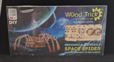 Wood Trick Space Spider 3D Puzzle New in Box Foto 1 de 4