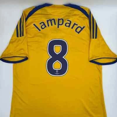Camiseta de fútbol rara XL Lampard #8 Chelsea FC 2008/2009 tercera original Adidas de colección Foto 1 de 4