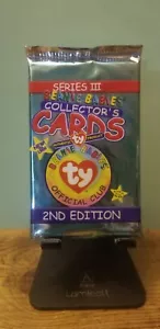 1999 TY BEANIE BABIES SERIE 3 CARTE DA COLLEZIONE CONFEZIONE SIGILLATA IN FABBRICA 2° EDIZIONE - Foto 1 di 2