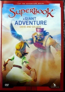 Superbook A Giant Adventure - David and Goliath - Chris, Joy, Gizmo NEW DVD - Picture 1 of 2