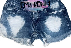 distressed shorts girls 5 - Picture 1 of 1
