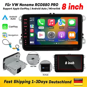Rear USB 8" RCD330 RCD880 187B Radio Carplay Android Auto Für VW Golf Tiguan CC - Bild 1 von 18