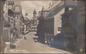 Postkarte LINDAU Bodensee Maximilianstraße - Bild 1 von 2