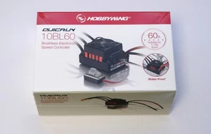 Hobbywing QUICRUN WP 10BL60 sin escobillas 60A ESC 1/10 STOCK REINO UNIDO COCHE DE DERIVA A RADIOCONTROL 2-3S - Imagen 1 de 3