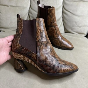 J.Renee Carlee dressy snake print Ankle boots size 6.5 - Picture 1 of 9