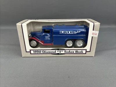 ERTL Replicas 1/43 Scale 1930 Diamond "T" Tanker Bank Diecast 1/1250 #B022 NIB - Image 1 of 4