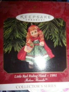 Hallmark Keepsake Ornament Madam Alexander Little Red Riding Hood Vintage 1991 - Picture 1 of 2