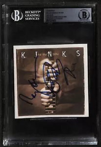 The Kinks Ray Davies Dave Davies Signed CD Booklet BECKETT (Grad Collection) - Picture 1 of 3