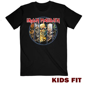 Camiseta Iron Maiden Evolution Niños Niños Niñas Licencia Rock Camiseta Nueva Oficial  - Imagen 1 de 2