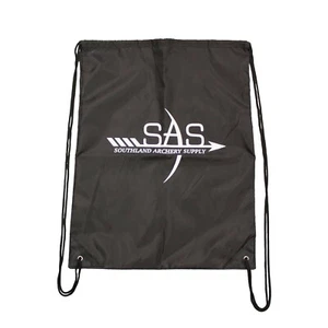 SAS Nylon Black Bag Drawstring Backpack - Picture 1 of 1