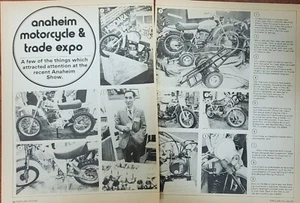 1977 Anaheim Motorcycle & Trade Expo Hodaka 250 Maico Honda Yamaha 500 Ossa - Picture 1 of 1