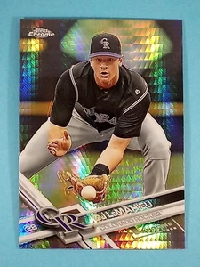 2017 Topps cromo prisma refractor dj LeMahieu Colorado Rockies #178 - Imagen 1 de 2