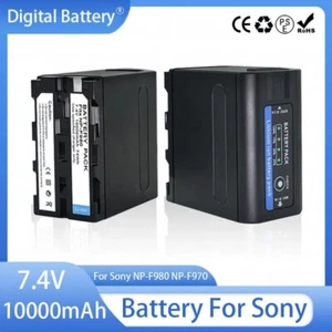 NP-F980 Batterie 10000 mAh NP-F970 Wiederaufladbare Batterie Für Sony Batterien - Bild 1 von 8