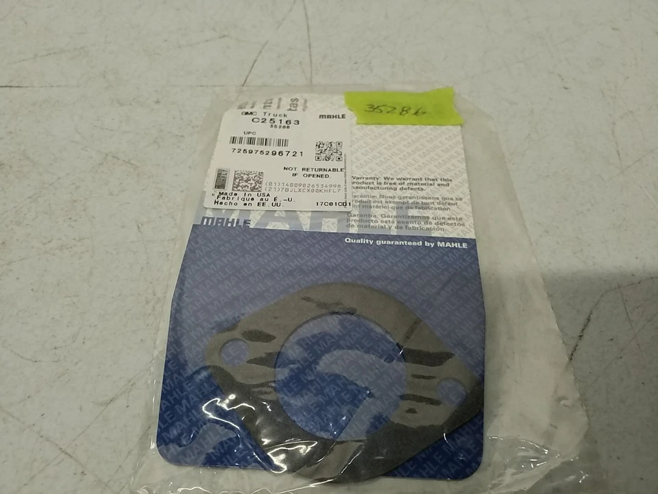 Junta de salida de agua MAHLE Original C25163 - Sello de refrigerante de motor premium Foto 1 de 4