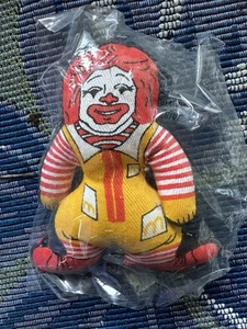 Vintage Ronald McDonald 4” Plush Ornament New In Bag 1985 - Picture 1 of 2