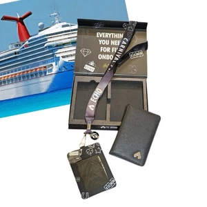 Carnival Cruise Players Club Echo Elite Lanyard Passport Wallet NEW Casino - Picture 1 of 4