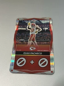 2025 Uno Elite Alt Jersey Red Foil - ISIAH PACHECO #132 Kansas City Chiefs - Picture 1 of 2