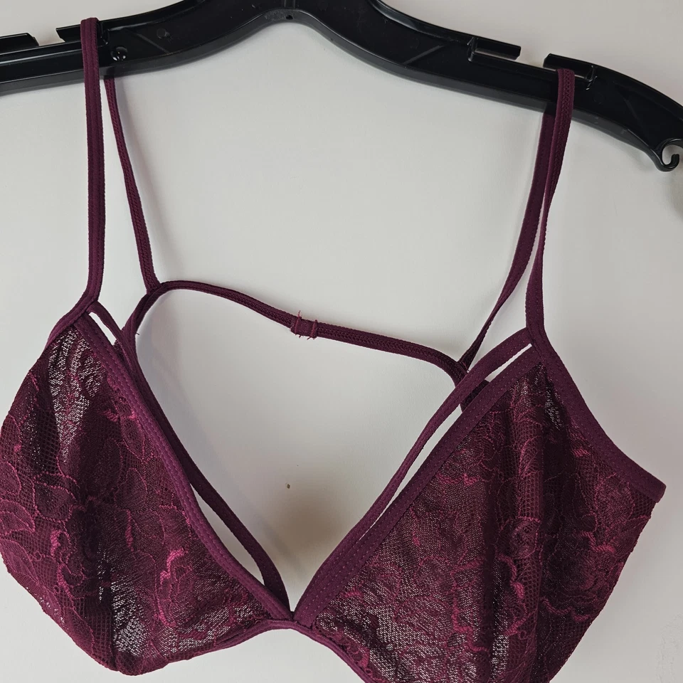 Cottagecore Bralette Festival Fairy Grunge Boho Ethereal Dreamy One Size Fuschia - Image 1 of 4