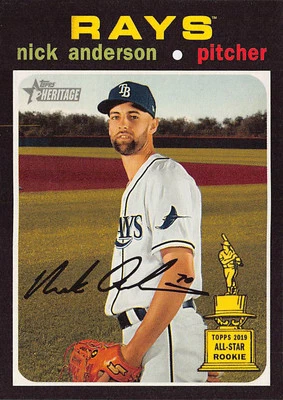 2020 Topps Heritage #316 Nick Anderson - Image 1 of 2