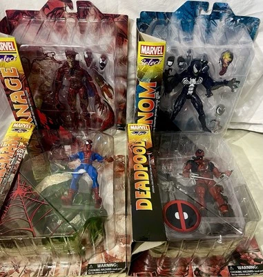 Diamond Select Marvel Comics CARNAGE,SPIDER-MAN,VENOM,DEADPOOL LOT OF 4 NEW - Image 1 of 4