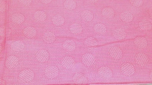 Fabric Cranston NEW 44" x 18" Patched Pink Circle on Bubblegum Pink $3.50 - Picture 1 of 3