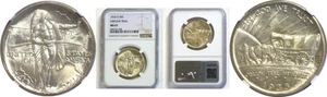 1933-D 50C Oregon Trail Commemorative Half Dollar NGC MS-67 - Picture 1 of 3