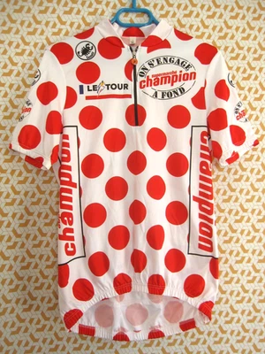 Maillot cycliste à pois Castelli Tour de France Champion Vintage jersey - XL - Photo 1/4