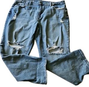 Ana Damen Größe 20 Jeans Blau Medium Wash Denim Baumwollmischung Mid Rise Zip Fly - Bild 1 von 13