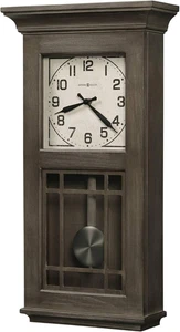 Howard Miller Sanborn Wall Clock II 549-517 – Aged Boyne Falls Finish, Natural R - Picture 1 of 12
