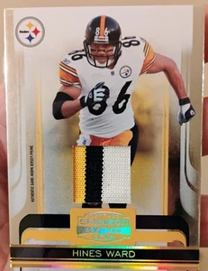 2006 Gridiron Gear Hines Ward Rare Game Used Jersey Patch Prime 10/25 Steelers - Bild 1 von 13