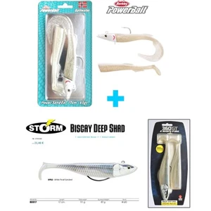 2+1 Sandalia Storm BISCAY DEEP SHAD 17 cm 111 g + Berkley Power en 17 cm 65 g SW - Imagen 1 de 5