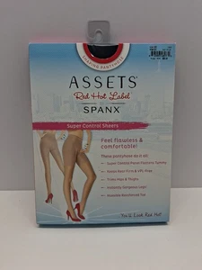 Spanx Assets Red Hot Label Taglia 3 Nero Nero Super Control Trasparente NUOVO - Foto 1 di 3