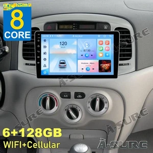 6+128G Android 14 Car Radio Stereo For Hyundai Accent 2006-2011 CarPlay GPS Navi - Picture 1 of 14