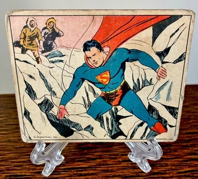 1940 Gum Inc Superman Card #30 Trapped in the Glacier RARE VINTAGE - Image 1 of 4