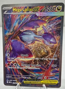 Pokémon Mega Latias EX SIR Arte Carta Rara 181/132 2025 Juego de Cartas Coleccionables Mega Evoluciones - Imagen 1 de 11