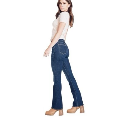 Vigoss Jagger Boot Cut Dark Wash Stretch Mid Rise Blue Jeans Size 28 NEW! - Image 1 of 4