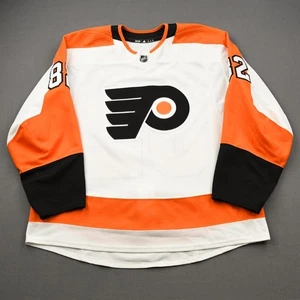 2019-20 Connor Bunnaman Philadelphia Flyers Game Used Worn Hockey Jersey MeiGray - Picture 1 of 3
