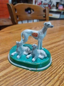 Vintage Bone China Shiken Miniatur Windhunde/Whippets - Bild 1 von 13