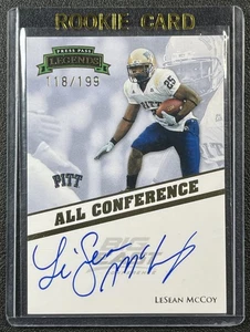 LESEAN MCCOY 2009 PRESS PASS LEGENDS #AC-LM ALL CONFERENCE ROOKIE AUTO RC /199 - Picture 1 of 2