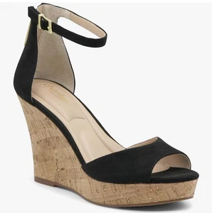 Charles By Charles David Women’s Size 11 M Lois Cork Wedge 4.5” Heel Sandal - Picture 1 of 13