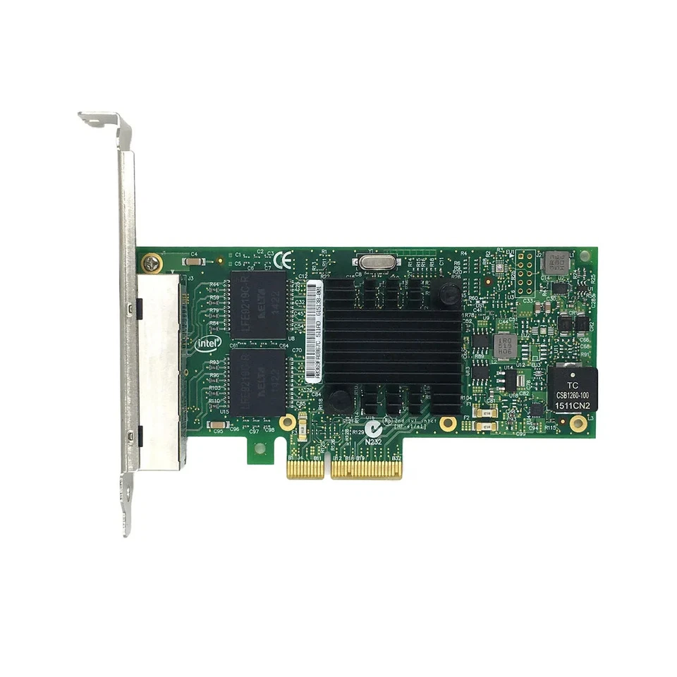 Cisco (74-10521-01) Intel I350-T4 Quad Port - RJ-45 1G FH PCIe-2.0x8 CNA - Image 1 of 1