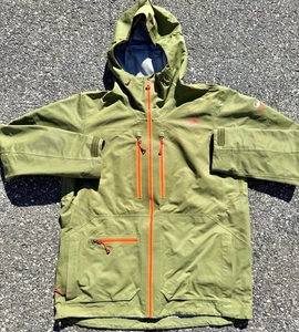 The North Face Steep Series Recco Tech Ski Snowboard Shell Jacket Size L Green - Picture 1 of 13
