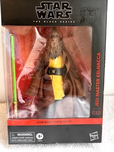 STAR WARS - Black Series 6" Inch Jedi Master Kelnacca Figure (The Acolyte) NEW - Picture 1 of 7