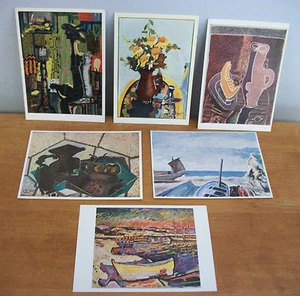 Lot of 6 Georges Braque Art Postcards - Picture 1 of 2